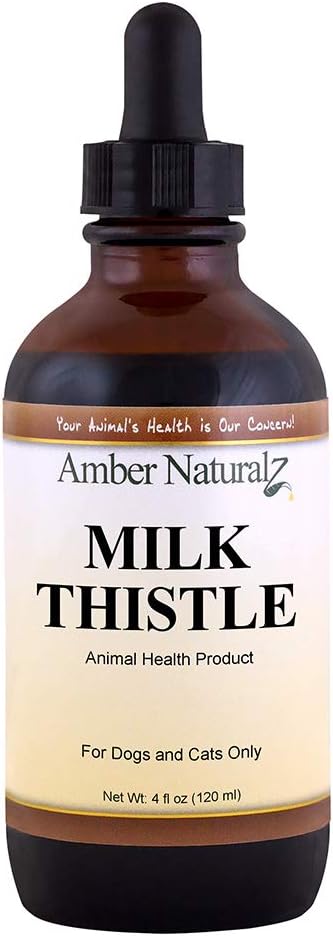 AMBER NaturalZ Milk Thitle Herbal Supplement for Psi and Cats 