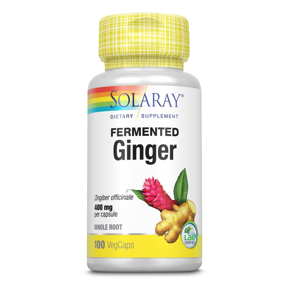 SOLARAY Fermented Ginger Root 400mg 