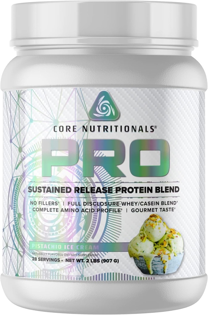 Core Nutritionals Pro Trvalé uvoľňovanie Bielkoviny Blend 27 Servivné (Pistachio zmrzlina)