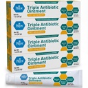 MED Pride Triple Antibiotic Pride Masť Tuba 1 Oz 4-Pack, Prvá pomoc pre menšie rany, Škrabance, Abrazions, s Zinkom, Neomycín, Polymyxin