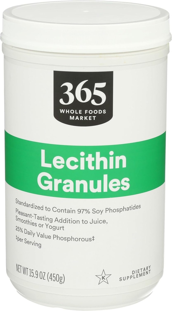 365 by Whole Foods Market, Lecithin Granule, Vegan, 15.9 Ounce