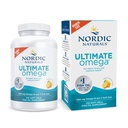 Nordic Naturals Ultimate Omega, Citrónová príchuť - 210 mäkkých gélov - 1280 mg Omega-3 - Fish Oil s vysokou pravdepodobnosťou s EPA & DHA - podporuje zdravie mozgu a srdca - non-GMO - 105 porcií