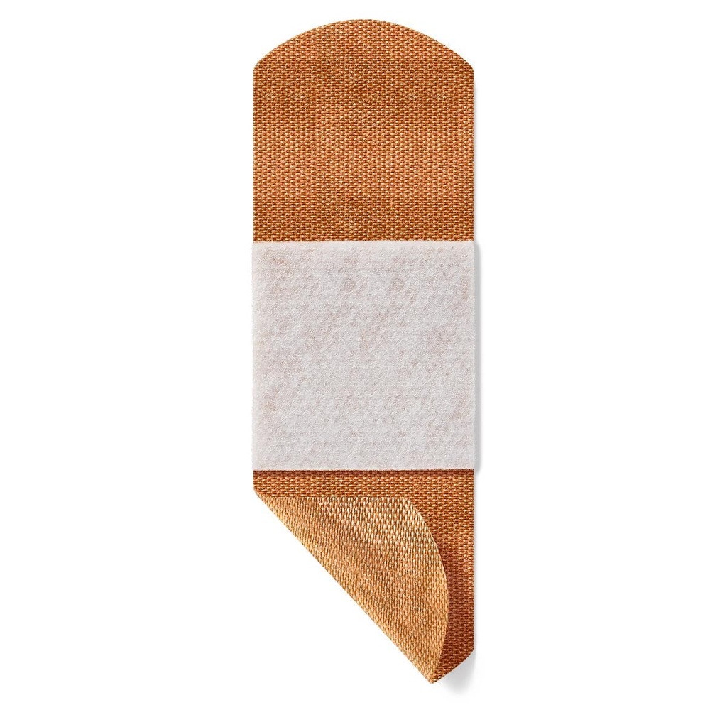 Curad Rýchle pásik tkaniny Lepiace pásy s ľahkou aplikáciou Lepidlo, Bandage Veľkosť je 1 x 3 palce, 100 Počet