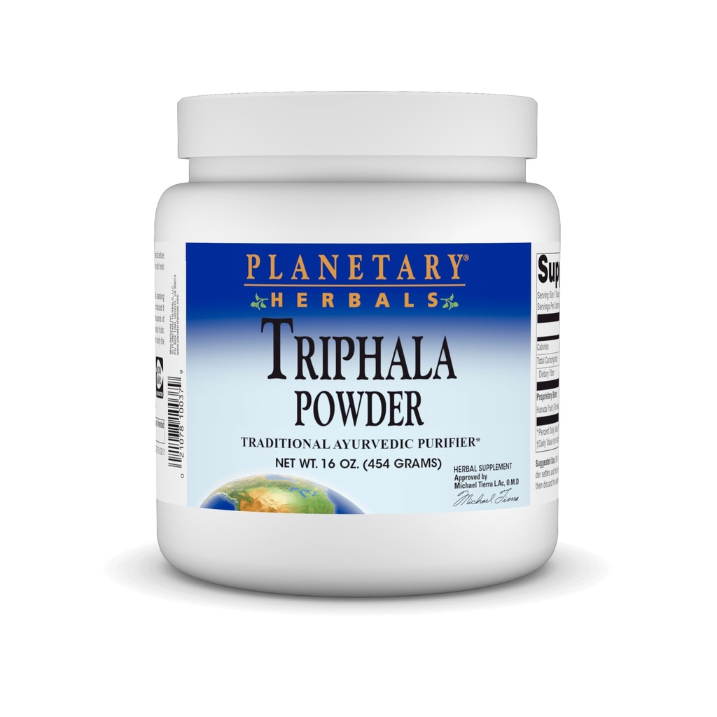 Planetárne byliny: Triphala 16 oz. Prášok