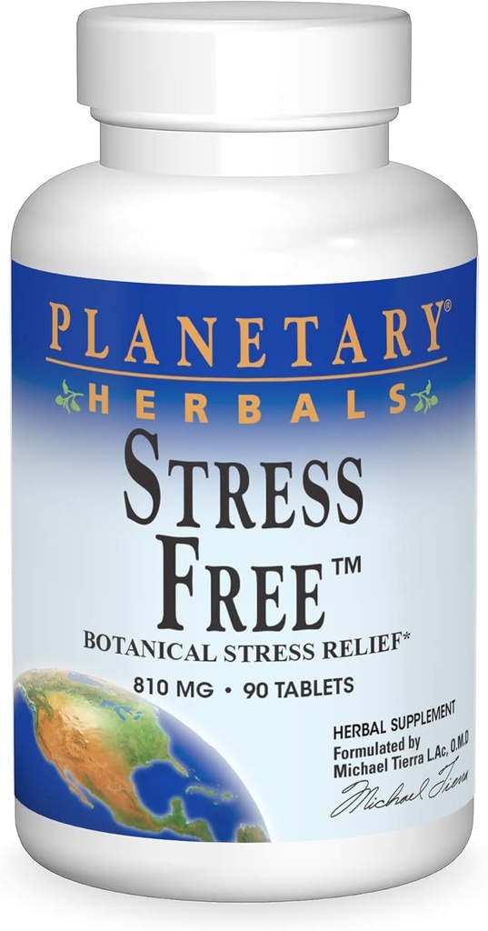 Planéty Bylinné bez stresu Pokojné tablety, 810 mg, 90 Počet