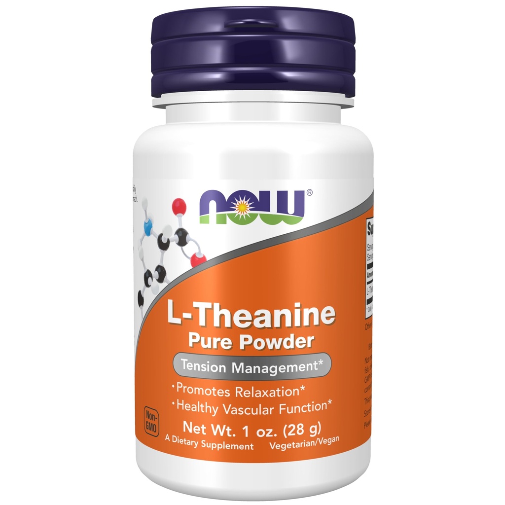 TERAZ Potraviny doplnky, L-Theanine Pure Powder, Tension Management*, Amino Acid, 1-Ounce