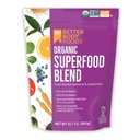 BetterBody Foods Organic Superfood Powder with Protein, Vitamíny C, E, and B12 (12.7 oz.)
