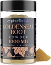 Goldenseal Root Powder Organic 1000 mg - Goldenseal Powder Supplement for Immune & Gut, Pure & Natural Herbal Goldenseal Supplement, Gluten Free - 60 Servings (1 fľaša)