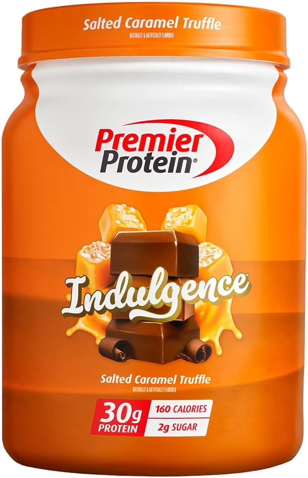 Premier Protein Indulgence Protein Powder, Saled Caramel Traffle, 30g Protein, 3g Cukor, bez lepku (17 Servings)