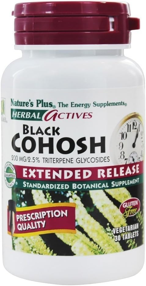 Nature's Plus Black Cohosh E/R 200 mg tablety, počet 30
