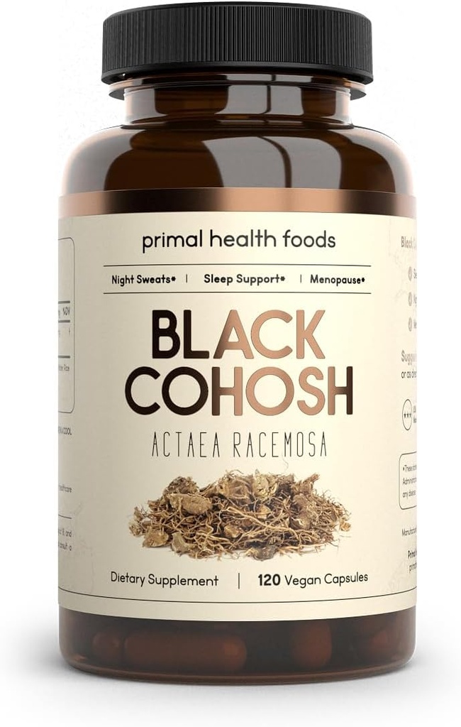 Organic Black Cohosh 1000 mg 60 Servírovanie 
