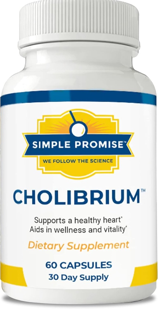 Jednoduchý sľub - Cholibrium - Huba doplnok s Lions Mane - Podpora srdca a cholesterolu, 60 kapsúl