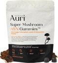 Auri Super Huba HSN Gummy - Vlasy koža a nechty Gummy Funkčné Huby Supplement - s Wild Chaga, Chlorofyl, lutein a astaxantín - 60 Orange Citrus Gummies
