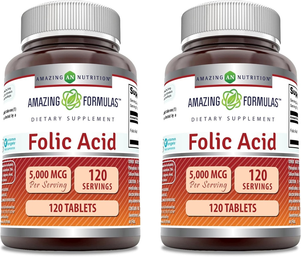 Amazing Formules Folic Acid Supplement 
