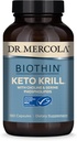 Dr. Mercola, Keto Krill Oil Supplement, 90 Servings (180 Kapsule) Omega 3 Mastné kyseliny, MSC Certified, Non GMO, Soy-free, Gluten Free