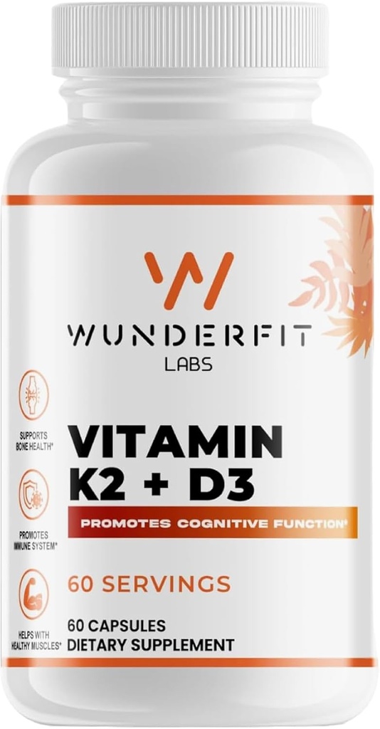 Vitamín K2 + D3, kapsuly, 60 dávok