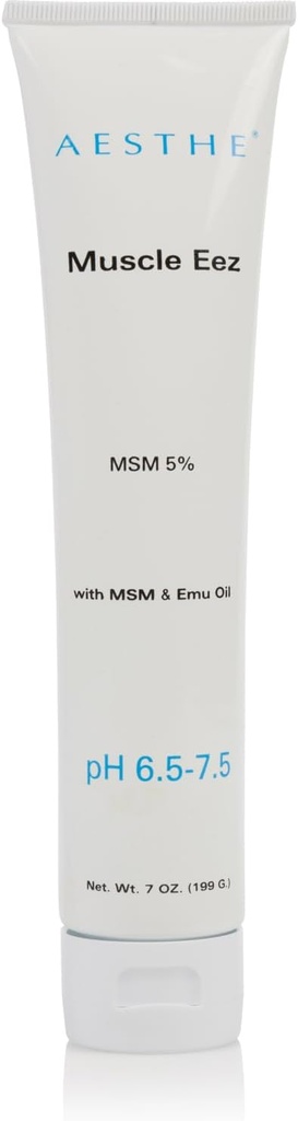 Estesis Muscle EEZ Joint & Muscle Recovery Gel - Upokojujúci gél s 5% MSM & Emu Oil pre wellness - Prírodné Botanická formula s Aloe Vera - Liečebný gél pre svaloviny, kĺby, kmene - 7 oz