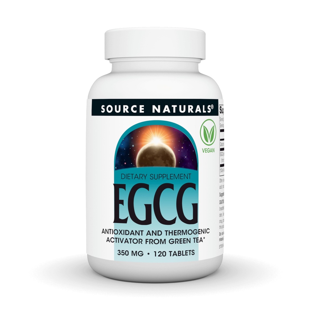 Zdroj Naturals EGCG, Antioxidant a Thermogenický aktivátor zo zeleného čaju*, 350 mg - 120 tabliet