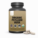 Organické Psyllium Husk Kapsule 750 mg, Natural Fiber Supplement od Gut Health* - Alternative to Psyllium Husk Powder, Zealthy Life, 250 Kapsule