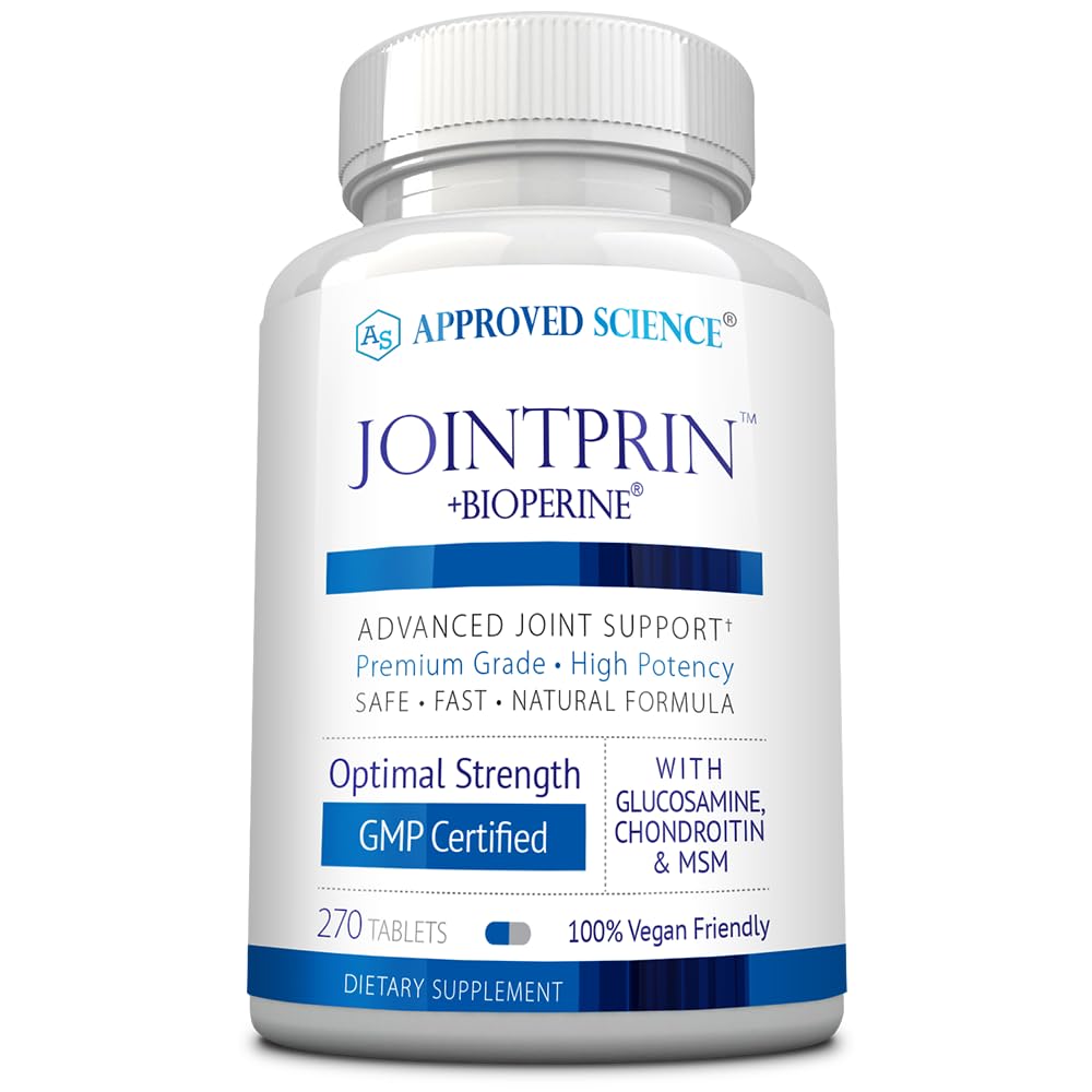 Schválená veda Jointprin - Spoločná podpora doplnok - Glukozamín, MSM, Chondroitín, Turmerica, Boswellia, BioPerine - 3 mesiace dodávky