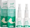 GROWNY Baby Saline nosný sprej, 2 PCS Natural Nasal Spray s Xylitolom, Non-alkoholický, okamžitá úľava nosovej kongescie a dennej starostlivosti