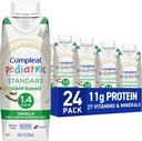 Kompleat Pediatric Standard 1.4ml, Plant Based Nutritionally Complete Shake, Tube Feeding Formula, Vanilla Flavor, 24 Balenie