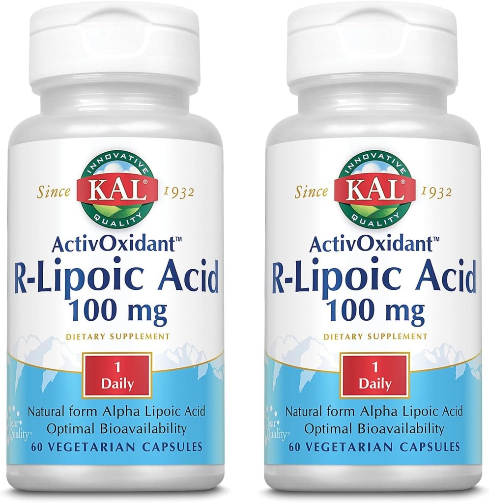 KAL 100 Mg R- lipoidné Activoxidant tablety, 60 grófov