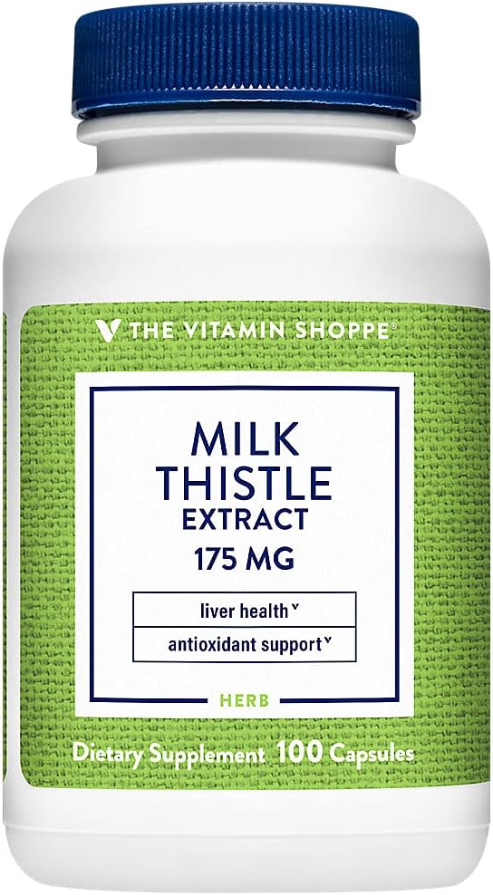 Vitamín Shoppe Milk Thistle Extract 175 MG (100 kapsúl)