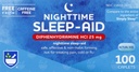 Rite Aid Nighttime Sleep Aid Difenhydramín HCI 25 mg, 100 Mini Caplets 