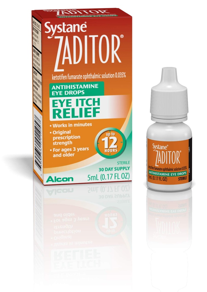 Zaditor Antihistaminika Očné kvapky, 5-ml