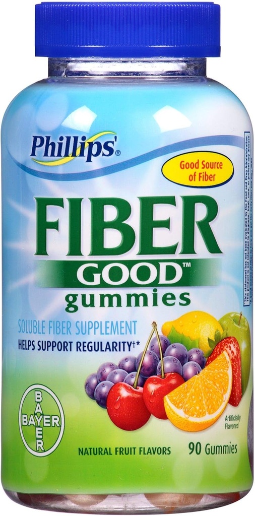 Phillips Fiber Gummies, 90 Počet