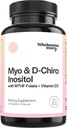 M-y-o in-os-itol & D-Chiro Inozitol Kapsule s MTHF, folát, vitamín D