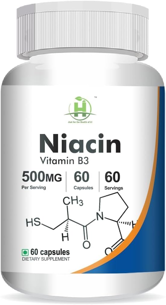 Generic Niacin (vitamín B3) 500mg Energetické hladiny 