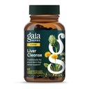 Gaia byliny Pečeň Čistenie - Pečeň Zdravie Podpora Bylinné doplnky s mliekom bodliak, Burdock, Turmerica, púpava a viac* - 60 Vegan Liquid Phyto-Caps (30 Servings)