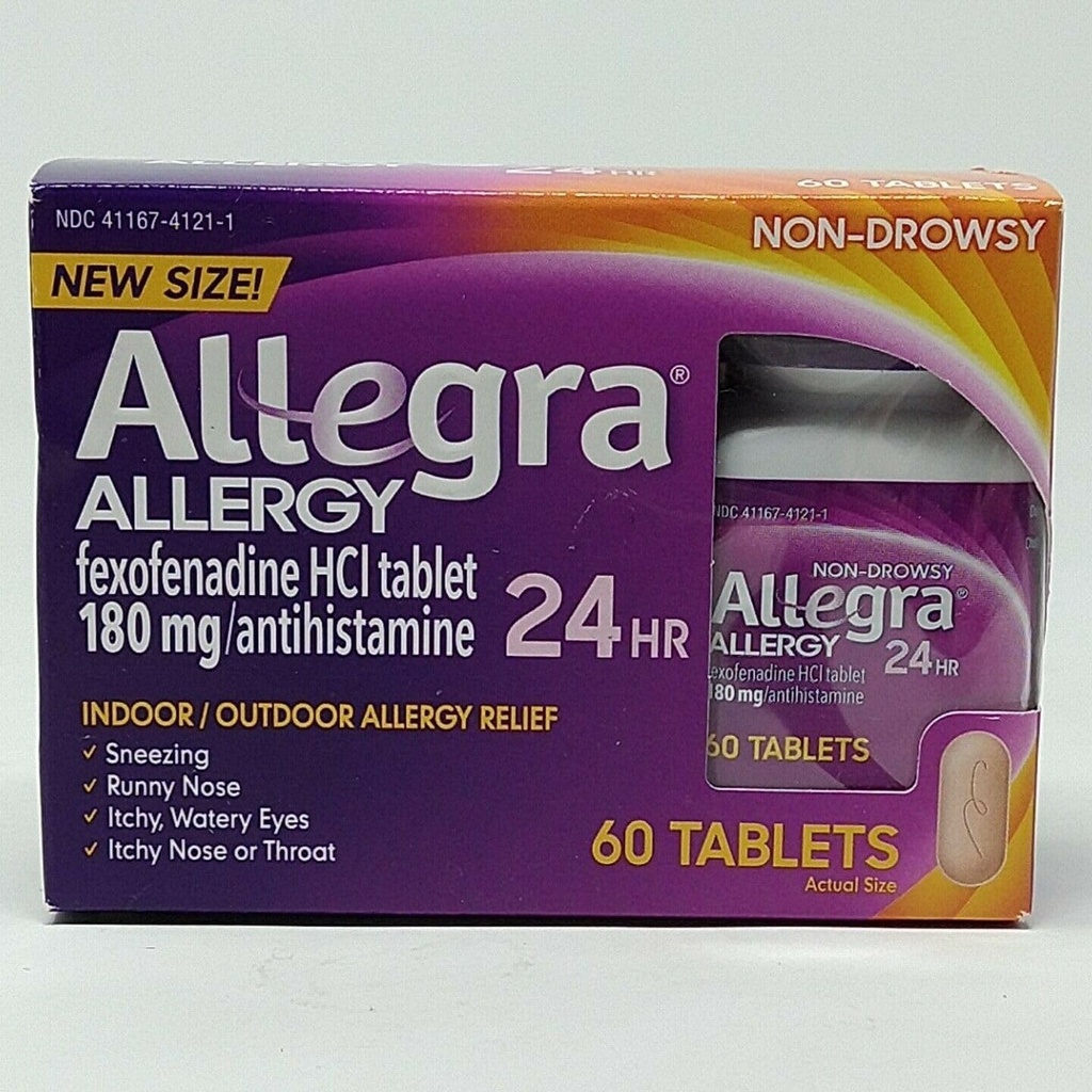 Allegra Alergia Lieky 60 Počet