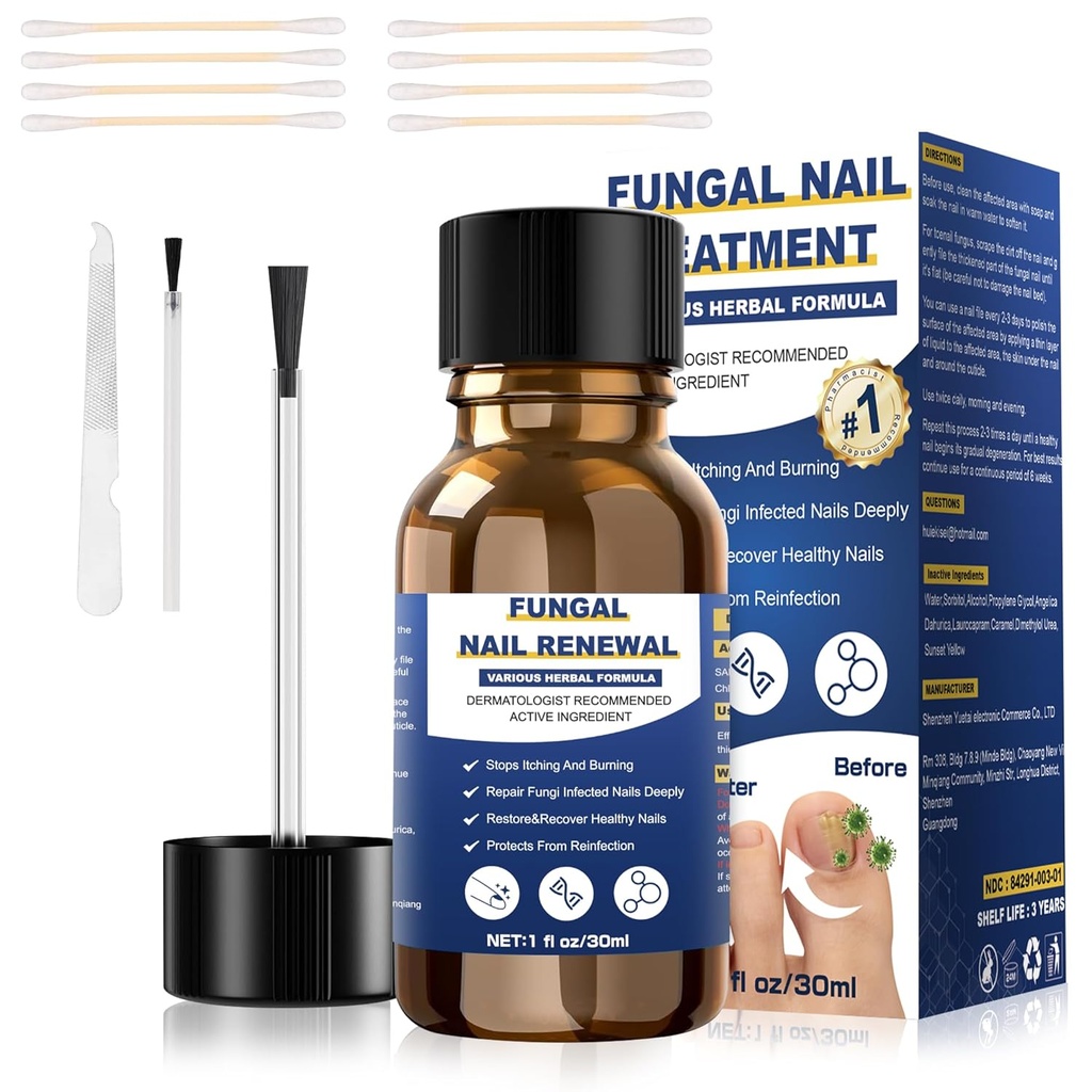 Plesňová liečba,Foot Fungus Liečba Extra sila,Fungus liečba nechtov, Toe Nechty Fungus Liečba na plesňové nechty žlté nechty liečba(1fl oz/30ml)