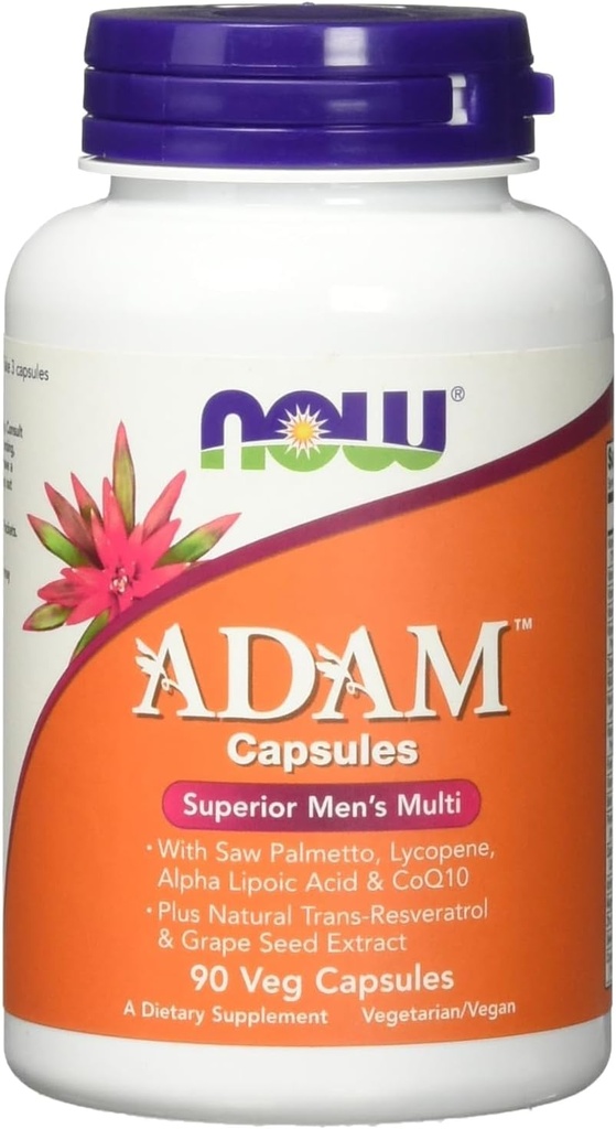 Teraz potraviny ADAM Superior muži Mnoho vitamín 90 vkaps