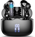 Bezdrôtové slúchadlá, Bluetooth 5.3 Slúchadlá v ušiach so 4 ENC zvukom Zrušiť Mic, HiFi Stereo Deep Bass Bezdrôtové slúchadlá 40H Playtime, in-Earbud Bluetooth Dual LED displej IP7 Nepremokavé, USB-C