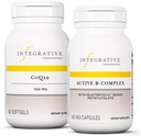 Integrative Therapeutics Bundle with Active B-Complex, 60 Capsules & CoQ10 (100mg), 60 Softgels - Active B-Complex to Support Energy Metabolism* - CoQ10 to Support Heart & Brain Health*