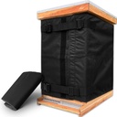 Winter Bee Hive Wrap for 8 and 10 Frame Hives, Adjustable Beehive Wrap Beekeeping Supplies, 600D Oxford Izolovaný kryt, vodeodolný, Vietorodolný, Ľahko, Eco-Priateľne, opakovane použiteľný, 75,98" x 23,6"