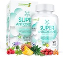 Extrakt zo zeleného čaju s hroznovým semenom, mliečny bodkovač - Antioxidant a imunitný doplnok, výkonný bylinný extrakt Blend - Podpora starostlivosti o pleť, bez lepku, non-GMO - 90 Vegan Kapsule