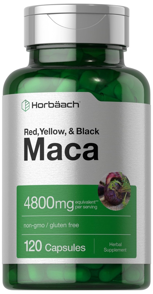 Horbäach Maca Root Kapsule pre mužov a ženy 