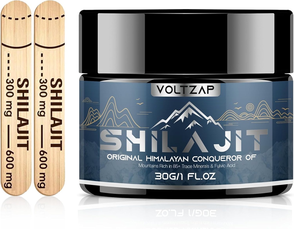 Shilajit Pure Himalayan Organic Resin: Maximum Potency Natural Organic Shilajit Resin with 85+ Support Metabolizmus Immune System