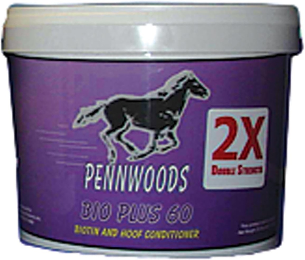 PNNWOODS EQUINE PRODUCTS 120743 2X Bio Plus 60 Double Strength Horse Supplement, 4 lb
