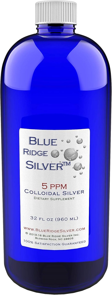 5 ppm 32 oz Koloidné striebro Prírodná imúnna podpora Zdravie Doplnok