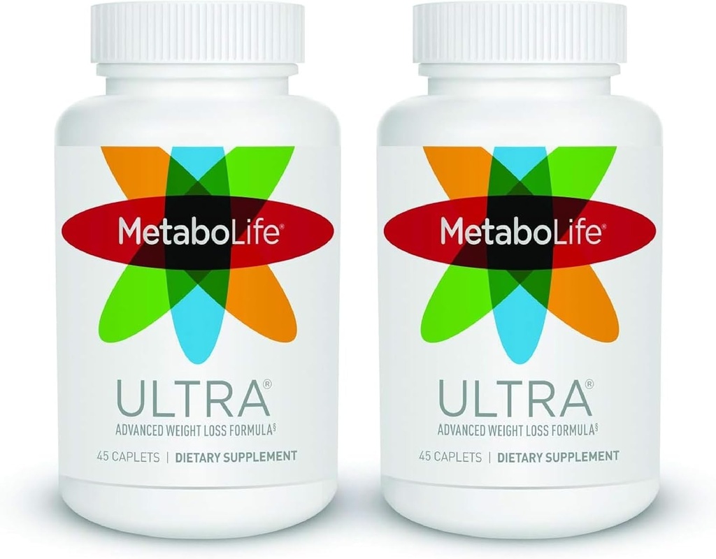 Twinlab MetaboLife Ultra - Dietary Supplement - Hunger Supplement for Women & Men - 800 mg, 45 Caplets - 2 balenia