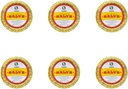 Rawleigh Antiseptický Salve Iconic Yellow Big Tin: 4.5 oz, Multi-Purpose Ointment Upokojuje rezy, Bruises, Irritácie, s Turpentine, Fenol, Bavlníkový olej & Paraffin, Pôvodná formula - balenie 6