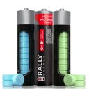 Rally Caffeine Mints, 60 Milligram, Instant Energy, Fresh Breath, Caffeinated, 0 Cukor, Natural Peppermint, Škorica, Wintergreen Variety Pack (3 balenia, 30 ml)