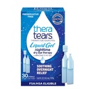 TheraTears Liquid Gel Nighttime Mazanie očné kvapky pre suché oči, jednorázové injekčné liekovky, 30 Počet