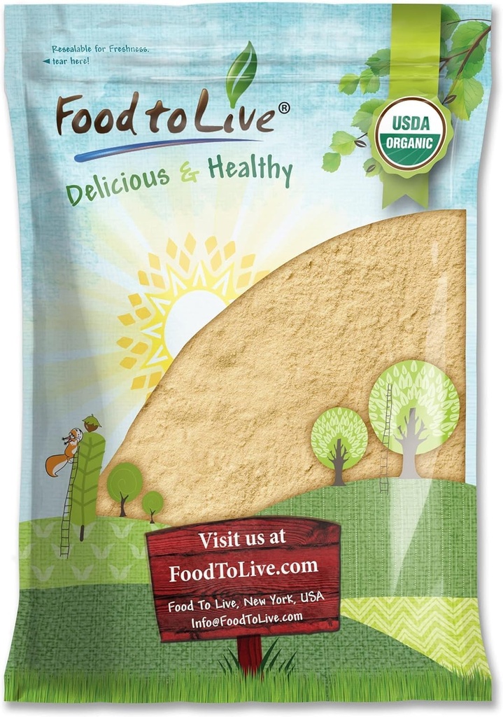 Jedlo pre život - Organické Lion Mane Huba prášok, 8 libry - zvýšiť svoju myseľ wellness s premium, Non-GMO, Prírodné a Vegan Superfood pre lepšie zameranie